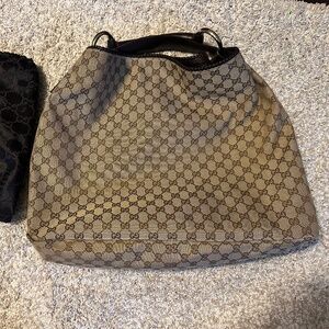 Gucci Monogram Large hobo Horse Bit Bag LIKE NEW!